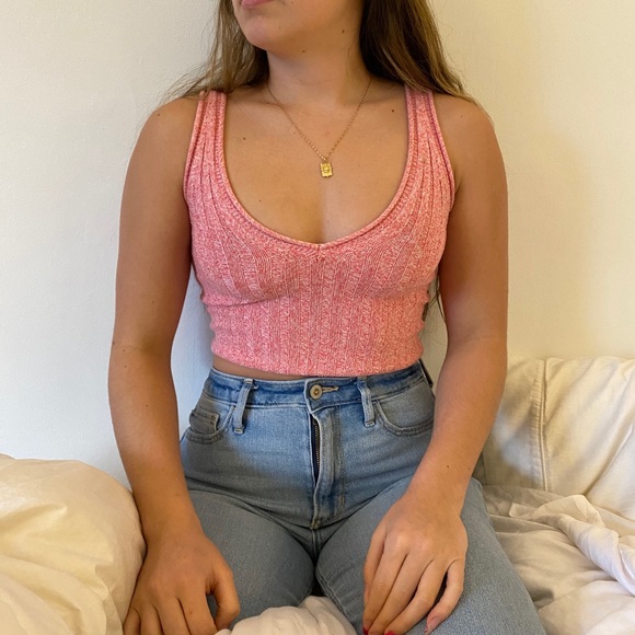GUESS KNITTED CROP TOP - Picture 1 of 4